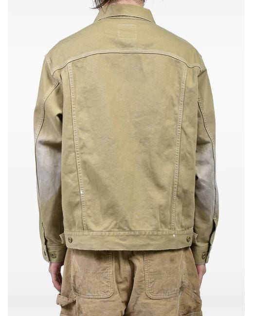 SWJP Natural Faded Paint-Splatter Jacket for men