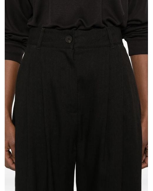 Studio Nicholson Black Acuna Pleated Trousers
