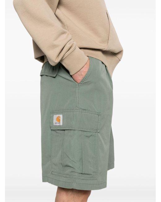 Carhartt Green Cotton Cargo Shorts for men