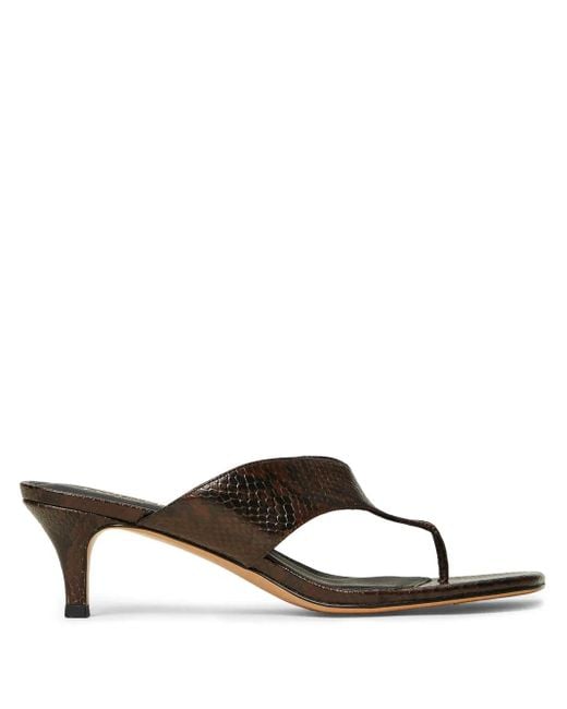 Twinset White Thong-Style Sandals