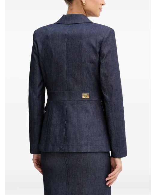 Marciano Blue Pocket Button Blazer