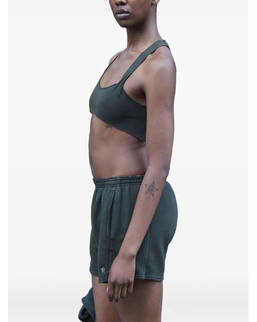 GREG ROSS Star-Embellished Racerback Tank Top in Gray | Lyst