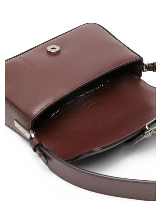 Pinko Red Soft Leather Shoulder Bag Mini Love Bag