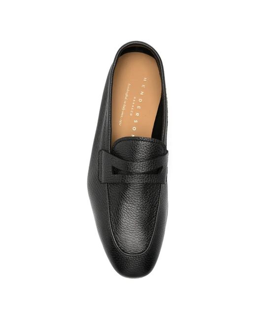 Henderson White Leather Loafers for men