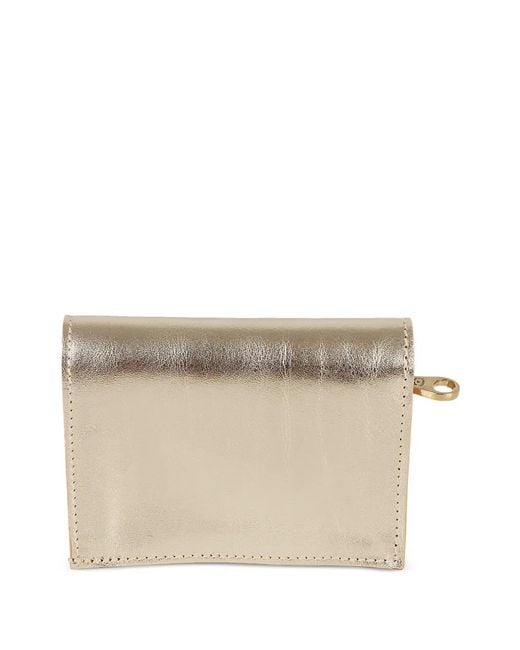 Il Bisonte Natural Logo Zip Wallet