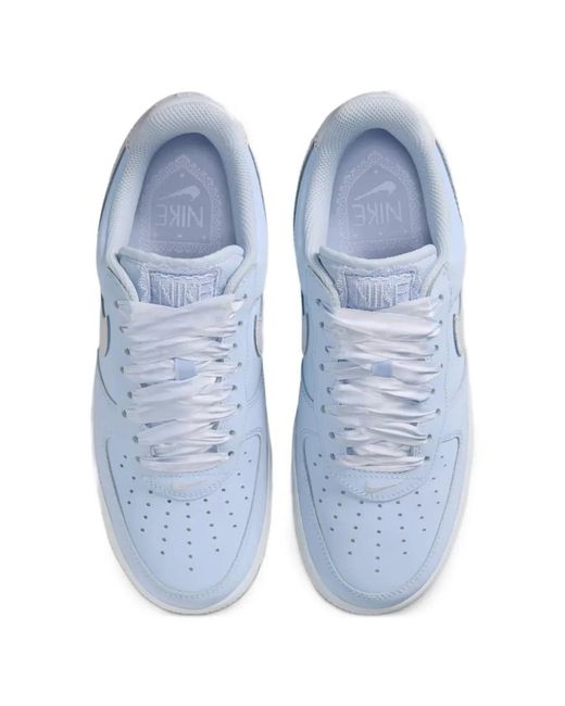 Nike Blue Air Force 1 Retro Premium Sneakers