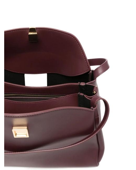 THEMOIRÈ Purple Eudora Tote Bag