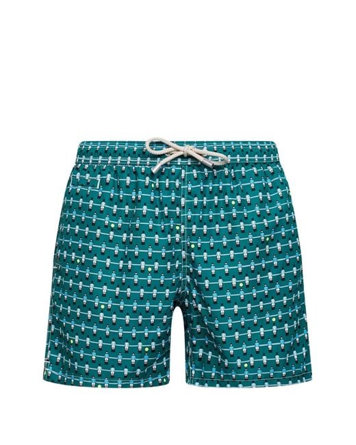 Mc2 Saint Barth Blue Drawstring Swim Shorts for men