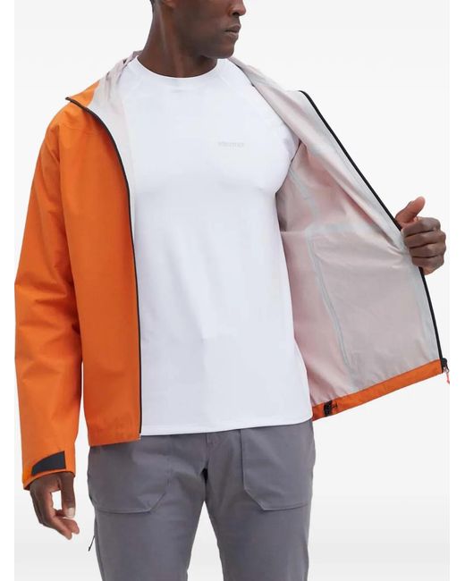 Salewa Orange Puez 2.5L Hooded Zip Jacket for men