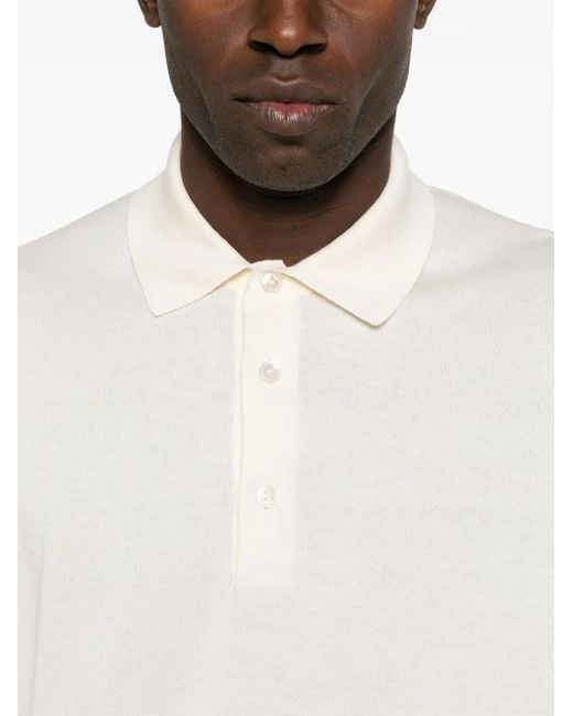 Tom Ford White Cotton Polo Shirt for men