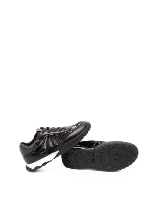 Pinko Black Gea 01 Quilted Panelled Sneakers