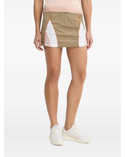 Pinko Natural Panelled Drawstring Skort