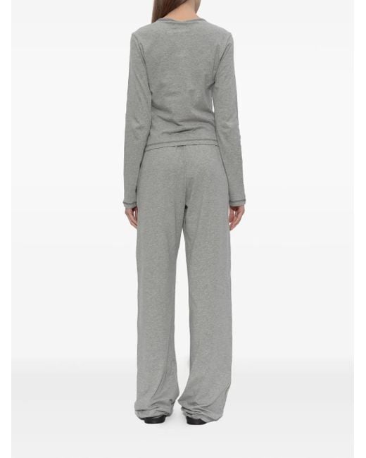 DIESEL Gilda-D-Core Pyjama Met Logoprint in het Gray