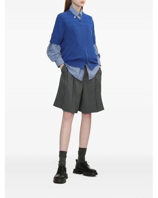 Adererror Blue Gingham-Check Shirt