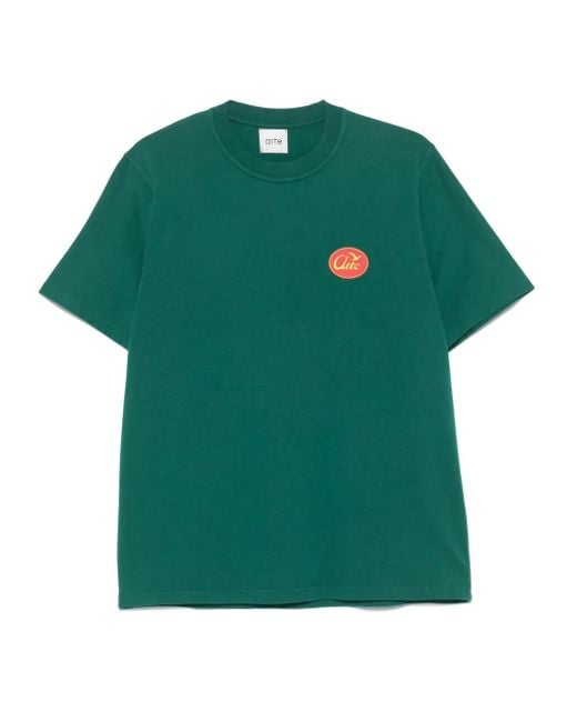 Arte' Green Small Bird T-Shirt for men