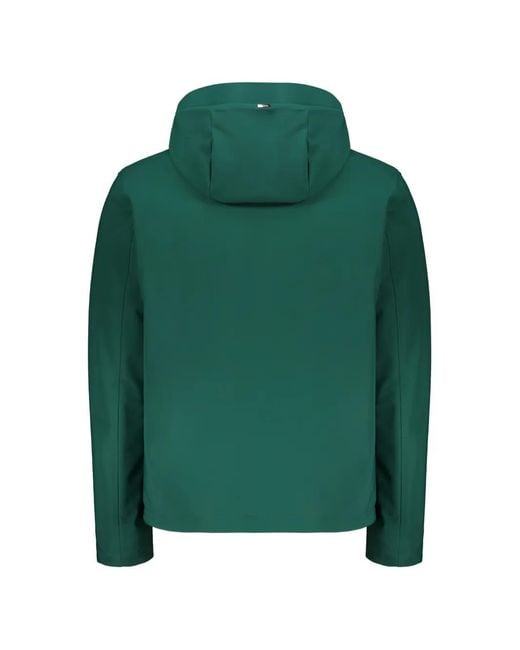 Herno Green Hooded Down-Filled Puffer Jacket for men