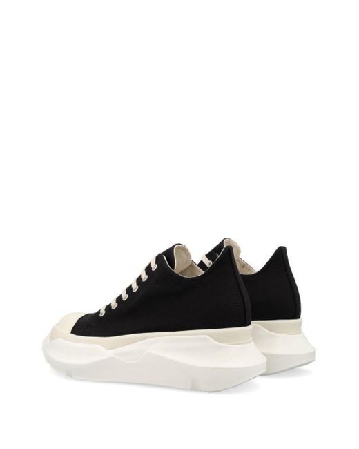 Rick Owens Black Abstract Low Sneak for men