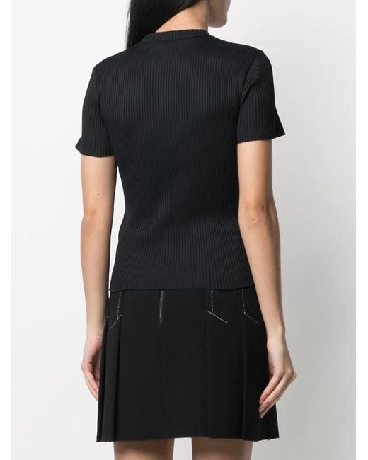 Opening Ceremony Black Box Logo-Print Stretch-Cotton T-Shirt