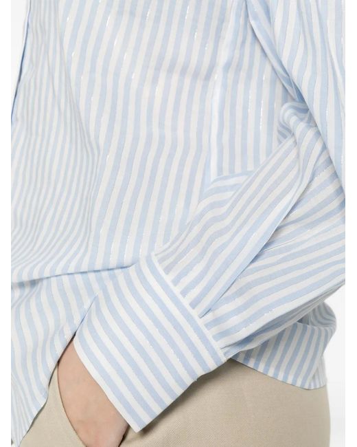 Twinset White Striped Shirt