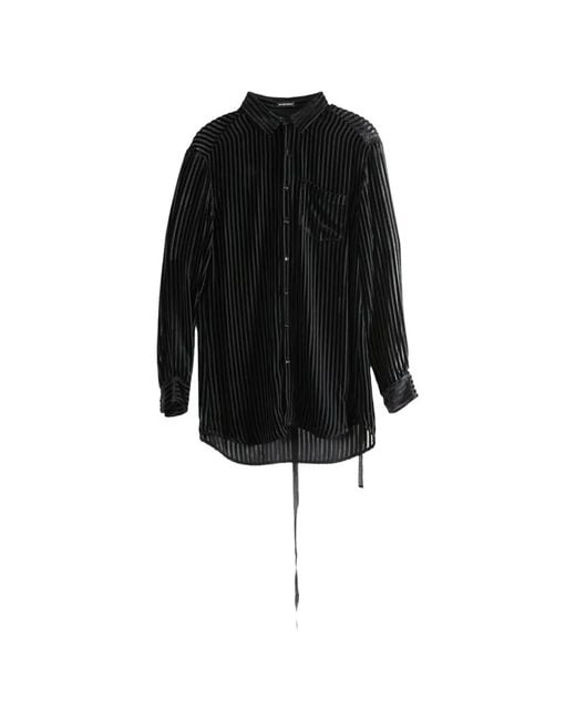 Ann Demeulemeester Black Elisabeth Semi-Sheer Shirt