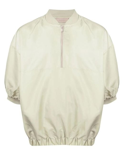 Fear Of God Natural Half-Zip Band-Collar Sweatshirt for men