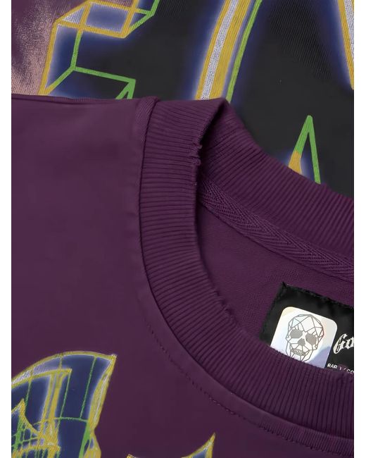 Godspeed Blue Graphic-Print T-Shirt for men