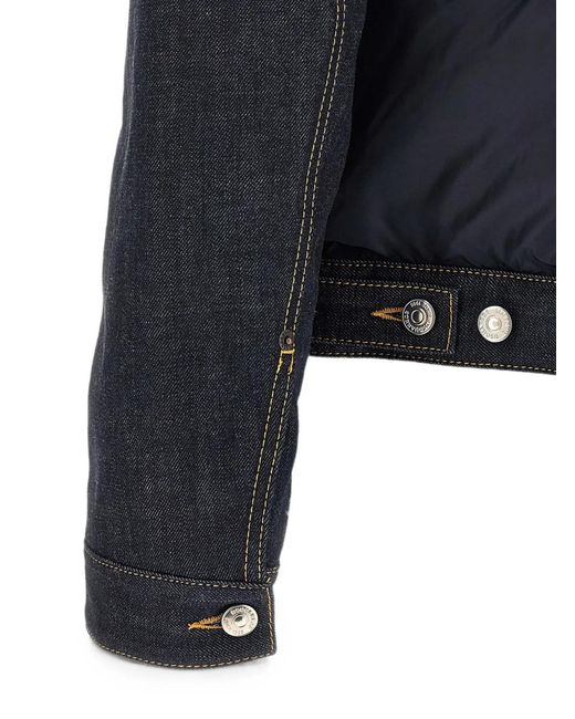 DSquared² Blue Hybrid Puffer Jacket for men