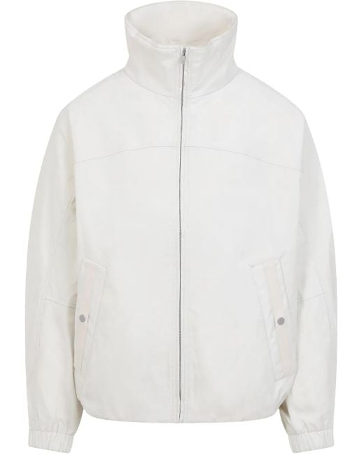 Mordecai White Stripe-Detail Track Jacket for men