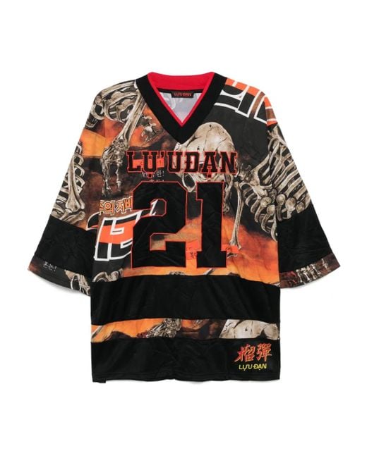 LỰU ĐẠN Hockey L-D T-Shirt in het Black voor heren