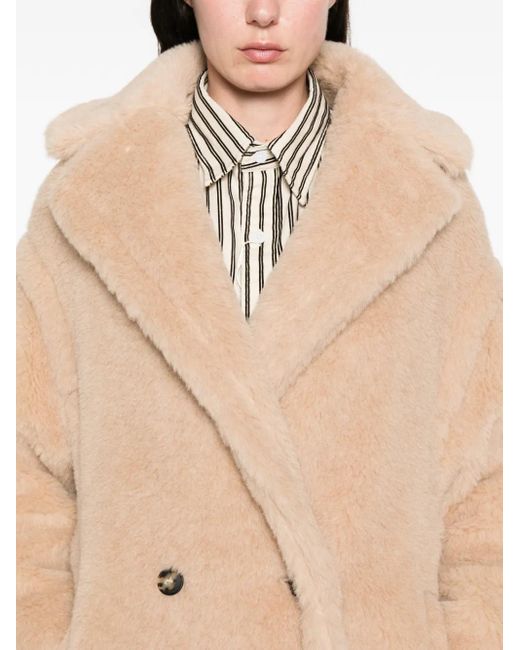 Max Mara Natural Tedgirl Double-Breasted Coat