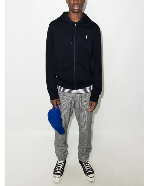 Polo Ralph Lauren Blue Zip-Up Hoodie for men