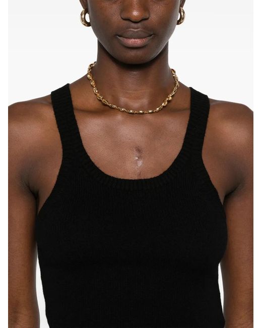 Alanui Black Finest Tank Top