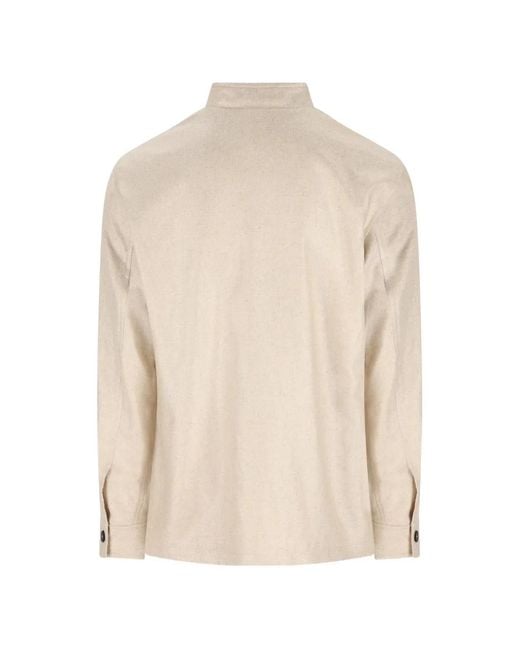 Tagliatore White Buttoned Jacket for men