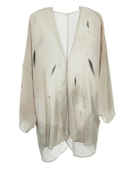 YANGKEHAN Blouse Met V-Hals in het White