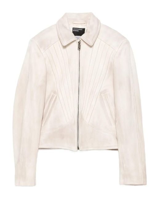 Enfants Riches Deprimes Natural Pleated Lambskin Jacket for men
