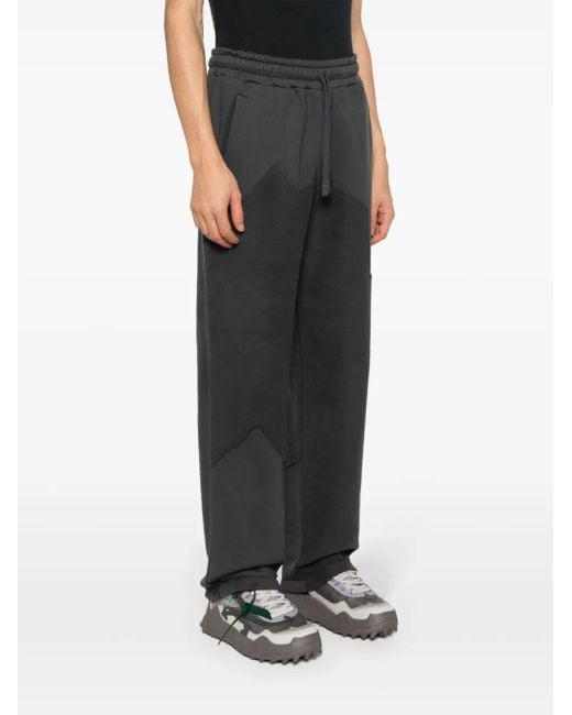 Objects IV Life Black Thought Bubble Panelled Track Pants