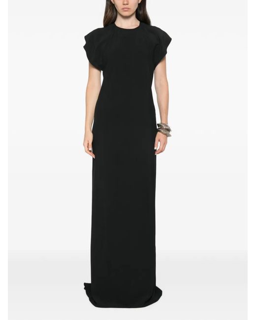 N°21 Black Open-Back Ruffled Dress