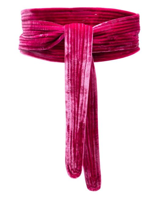 Cinturón con doble capa Pierre Louis Mascia de color Pink