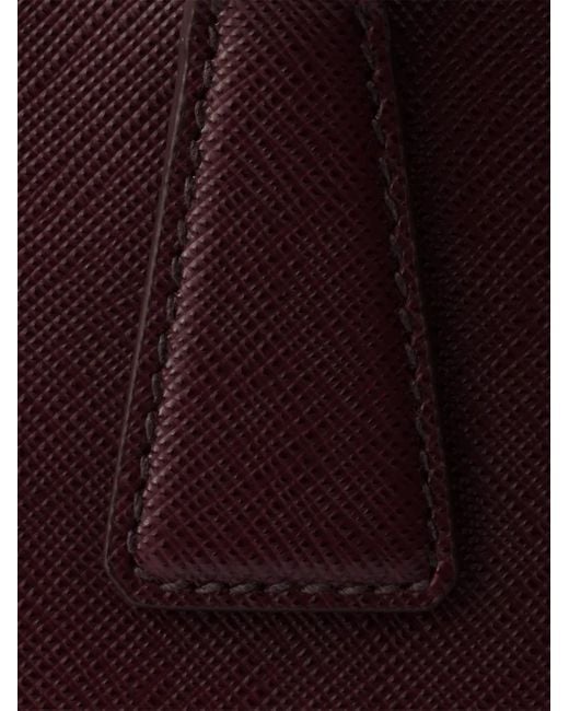 Prada Purple Mittelgroße Galleria Handtasche