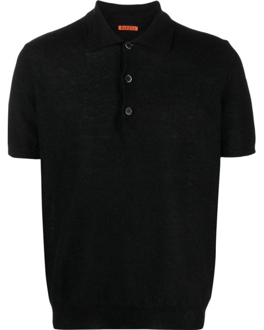 Barena Marco Pikee-Poloshirt in Black für Herren