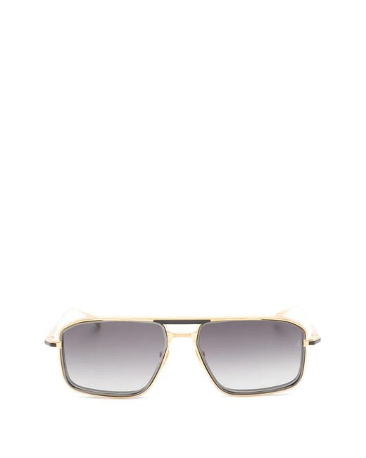 Jacques Marie Mage White Lunettes De Soleil À Verres Dégradés