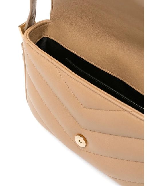 Saint Laurent White Loulou Toy Mini Crossbody Bag