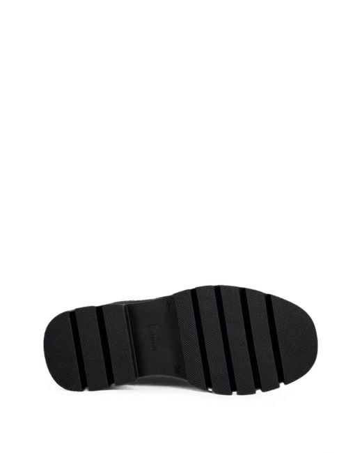 COPENHAGEN Black Cph697 Lace-Up Platform Boots
