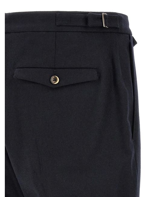 PT Torino Blue Union Tailored Trousers for men