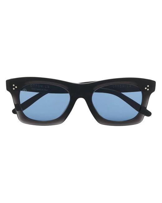 Retrosuperfuture Blue Martini Tuxedo Square-Frame Sunglasses for men