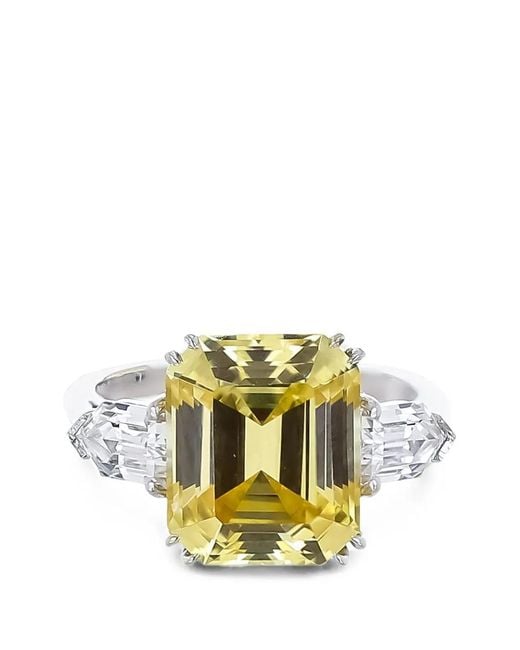 Fantasia by Deserio Metallic Emerald-Cut Ring