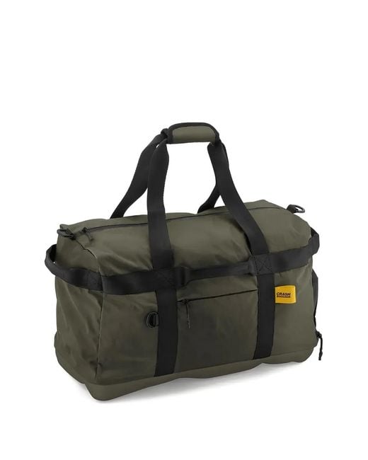 Crash Baggage Black Logo-Patch Luggage
