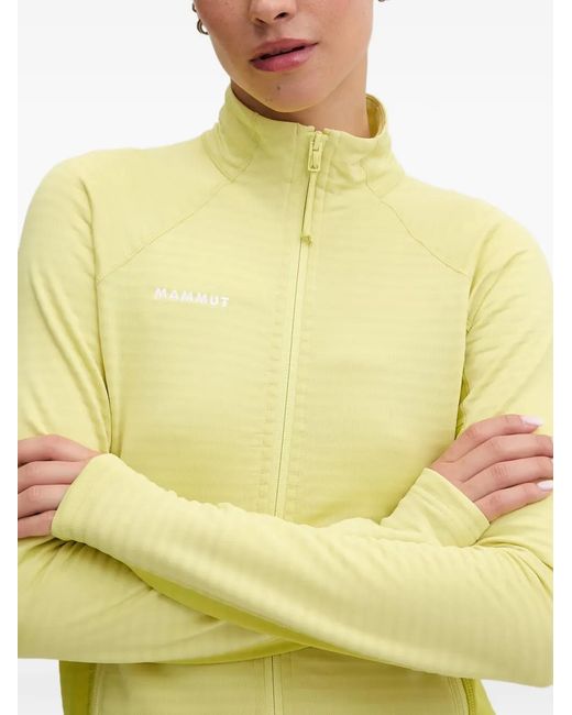 Mammut Yellow Taiss Ml Zip-Up High-Neck Jacket