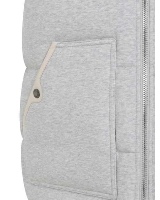 Tom Ford Gray Quilted Panelled Vest for men