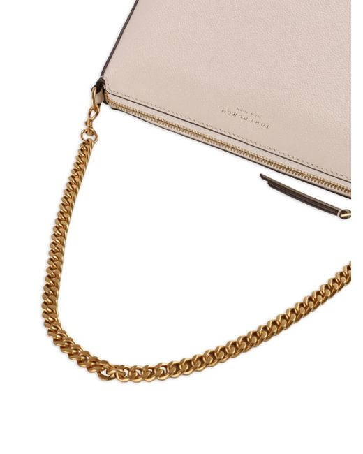 Tory Burch Natural Perry Chain-Strap Shoulder Bag